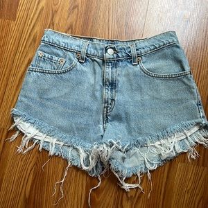 Levi cut-off shorts